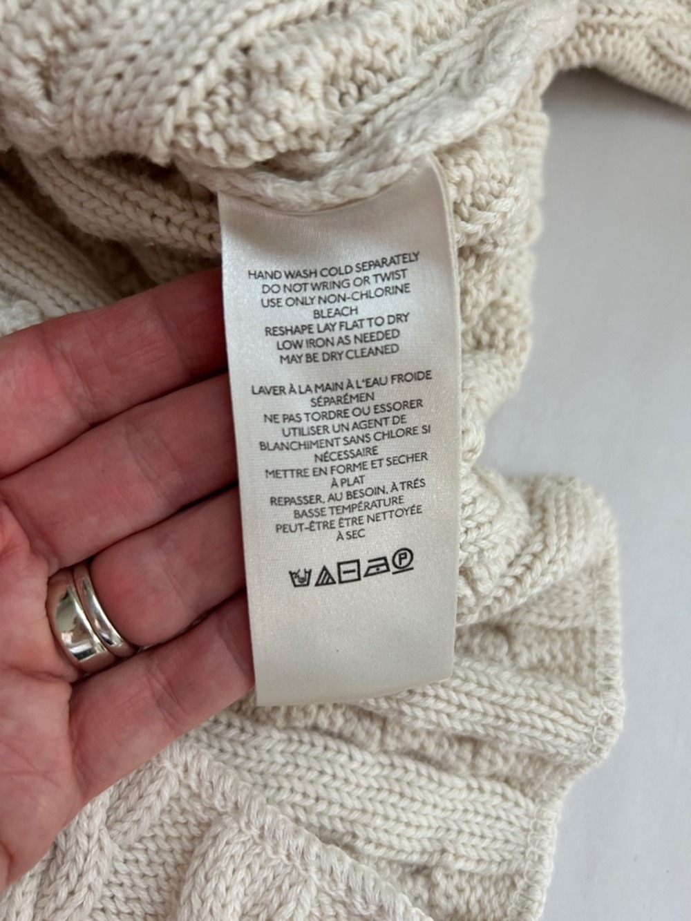 Free People Tuesday Coastal Cotton Cable Knit Cropped Sweater - Picture 6 of 11